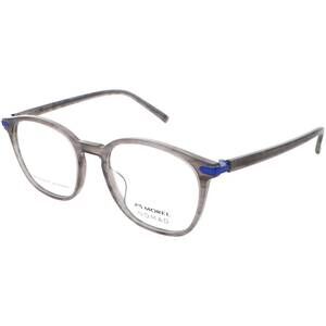 NEW MOREL men's 40106n round eyeglasses in grey/ blue